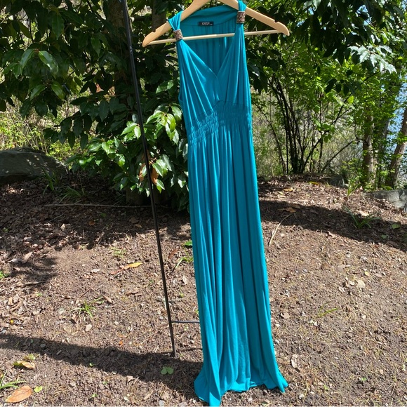 Sleeveless long summer dress - Picture 1 of 8